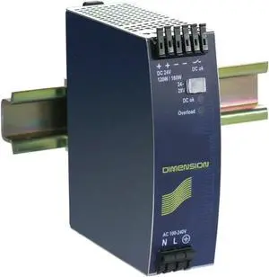 Switching Power Supply DIN-Rail Power Supply QS5.241-A1, 24V DC, 5A Output, 120W, Single Phase, QS5.241-A1 QS 5.241-A1