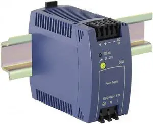 Switching Power Supply,Din-Rail Power Supply ML50.100, 24V DC, 2.1A Output, 50W, Single Phase, ML50.100
