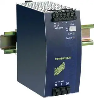Switching Power Supply DIN-Rail Power Supply QS10.241, 24VDC, 10A Output, 240W, Single Phase, QS10.241
