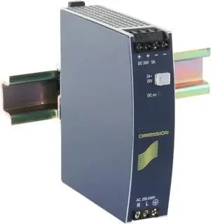 Switching Power Supply DIN-Rail Power Supply CS5.244, 24V DC, 5A Output, 120W, Single Phase, CS5.244