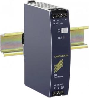 Switching Power Supply DIN-Rail Power Supply CS3.241, 24V DC, 3.3A Output, 80W, Single Phase, CS3.241