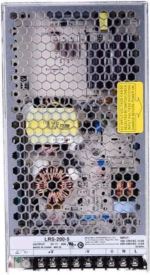 LRS-200-5 5V/40A/200W DC Single Output Switching Power Supply