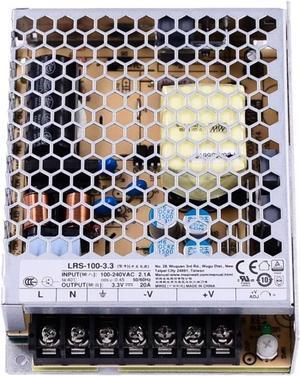LRS-100-3.3 3.3VDC/20A/66W Single Output Switching Power Supply