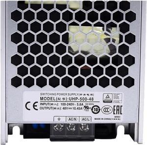 UHP-500R-48 48V/10.45A fanless Design 501W Ultra-Thin PFC Switching Power Supply