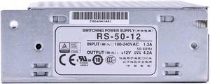 RS-50-12 50.4W/4.2A/12V DC Single Output Switching Power Supply