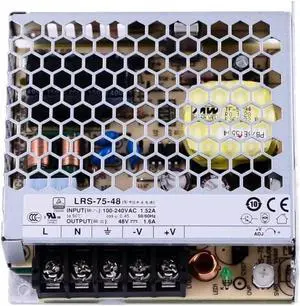 LRS-75-48 48VDC/1.6A/76W Single Output Switching Power Supply