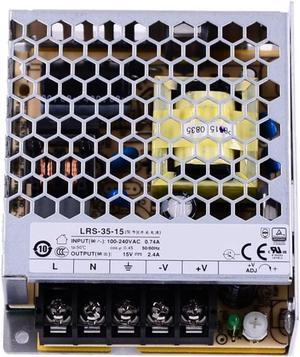 LRS-35-15 15VDC/2.4A/36W Single Output Switching Power Supply