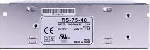 RS-75-48 76.8W/1.6A/48V DC Single Output Switching Power Supply