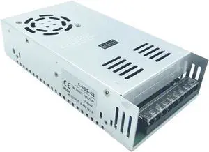 600W Switching Power Supply with Adjustable Output Voltage AC-DC 0-12V 15V 24V 36V 48V 50V 60V 72V 80V Digital Display Power Supply(48V 12.5A)