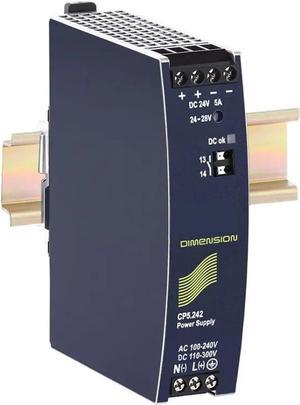 DIN Rail Power Supply CP5.242, 24V DC, 5A Output, 120W, Single Phase, CP5.242