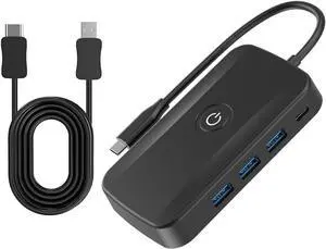 Wireless Screen Thrower USB 3.0 Phone Computer Screen Thrower PD100W Fast Charger Docking Station Type C Screen Thrower