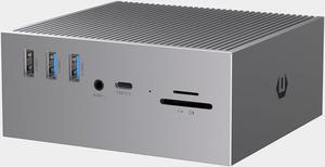 Type C Hub, 16 in 2 Docking Station- Dual 4K HDMI, 6 USB, VGA, RJ45, SD/TF Card Reader - Triple Display for MacOS with Thunderbolt 3 (Not for M1)