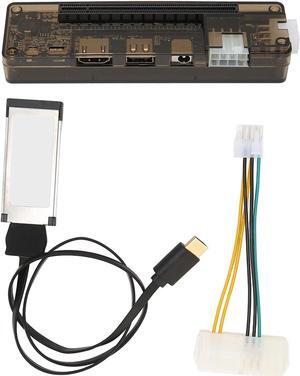 Laptop External Independent Video Card Dock, Laptop Graphics Card Dock 6Pin Express Card Interface EXP GDC Power for Server Computing