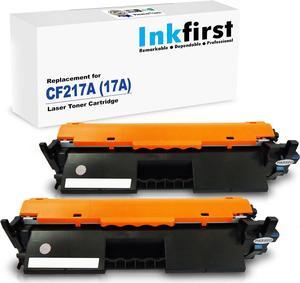 2PK Inkfirst Compatible Toner Cartridges Replacement for HP CF217A 17A [with CHIP] Laserjet Pro MFP M130fn M130a M130fw M130nw M102a M102w