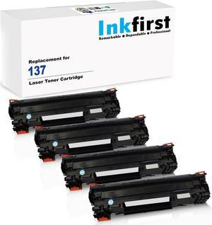 4 Inkfirst Compatible Toner Cartridges Replacement for Canon 137 9435B001AA ImageClass MF244dw MF247dw MF249dw D570 LBP151dw MF212w MF216n MF217w MF227dw MF229dw MF232w MF236N