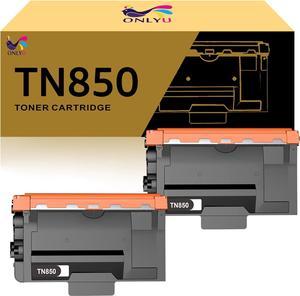 ONLYU Compatible Toner Cartridge Replacement for Brother TN850 TN 850 TN-850 TN820 TN880 for Brother HL-L6200DW HL-L6200DWT MFC-L5700DW MFC-L5900DW HL-L5200DW MFC-L5850DW Printers (Black, 2-Pack)