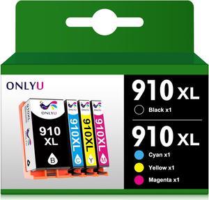 910XL Compatible Ink Cartridges Replacement for HP 910XL 910 XL Ink to use with HP OfficeJet Pro 8025 8020 8022 8028 8023 8035 Printers (BCMY,4 Pack)