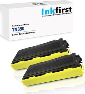 2 Inkfirst Toner Cartridge TN-350 (TN350) Compatible Remanufactured for Brother TN-350 Black MFC-7220 MFC-7225N MFC-7420 MFC-7820N IntelliFax 2820 2910 2920 DCP-7020 HL-2030 HL-2040 HL-2070N