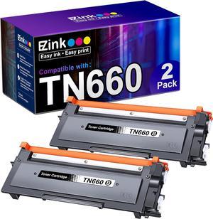 E-Z Ink (TM Compatible TN660 Toner Cartridge Replacement for Brother TN660 TN-660 TN 660 TN630 Compatible with HL-L2300D HL-L2380DW HL-L2320D DCP-L2540DW MFC-L2700DW MFC-L2685DW Printer (2 Black)