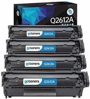 Gotoners 4PK Compatible Toner Cartridges Q2612A for HP Laserjet 1012 3050 1010 3015 1022 3030 3052 3055 3020 1022N 1022NW M1005 MFP M1319