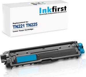 Inkfirst® Cyan Toner Cartridge TN225C (TN-225C) Compatible Remanufactured for Brother TN221 TN225 Cyan MFC-9340CDW HL-3170CDW HL-3170CW HL-3140CW MFC-9130CW MFC-9330CDW