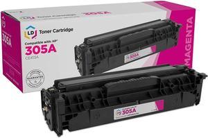 LD Remanufactured Toner Cartridge Replacement for HP 305A CE413A (Magenta)