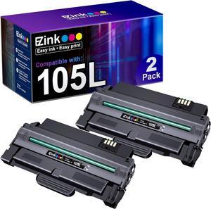 E-Z Ink (TM) Compatible Toner Cartridge Replacement for Samsung 105L MLT-D105L to Use with SCX-4623F SCX-4623FW ML-2525 ML-2525W ML-2545 SCX-4623 ML-2540 SCX-4600 SF-650 Printer (Black, 2 Pack)