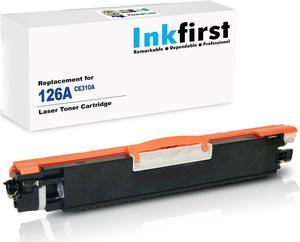 Inkfirst Compatible Black Toner Cartridge Replacement for HP CE310A 126A Color Laserjet Pro CP1025nw M175nw TopShot M275 MFP