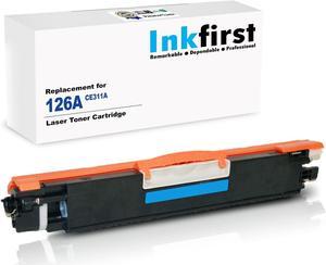 Inkfirst Compatible Cyan Toner Cartridge Replacement for HP CE311A 126A Color Laserjet Pro CP1025nw M175nw TopShot M275 MFP