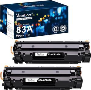 Valuetoner Compatible Toner Cartridge Replacement for HP 83A CF283A for Use with Laserjet Pro MFP M125nw MFP M201dw MFP M225dw MFP M125a M201n M127fn M127fw M225dn Printer (2 Black)