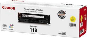 Canon Genuine Toner Cartridge 118 Yellow