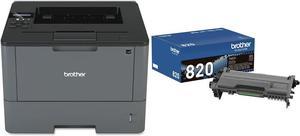 Brother HL-L5200DW Wireless Laser Printer & Genuine TN820 Standard-Yield Toner, Black