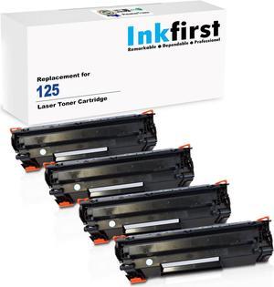 4 Inkfirst Compatible Toner Cartridges Replacement for Canon 125 3484B001 MF3010 LBP6000 LBP6030w