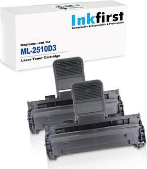 2 Inkfirst® Toner Cartridges ML-2510 (ML-2510D3) Compatible Remanufactured for Samsung ML-2510 Black ML-2570 ML-2571N ML-2510