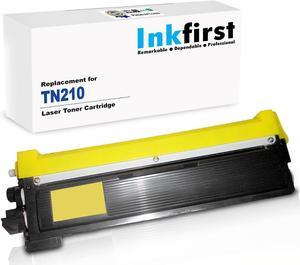 Inkfirst® Yellow Toner Cartridge TN210Y (TN-210 TN210 Y) Compatible Remanufactured for Brother TN210 Yellow MFC-9010CN MFC-9120CN MFC-9320CW HL-3040CN HL-3070CW TN210Y TN-210Y