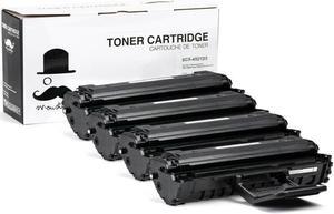 4 Pack Moustache Toner Cartridge Compatible for Samsung SCX-4521D3 (SCX4521D3) MLT-D119S (MLTD119S) Black BK for Samsung SCX-4321 SCX-4521F SCX-4521FG SCX-4521 SCX-4521FR ML-2010 ML-2510 ML-2570