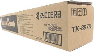 Kyocera Black Toner Cartridge, 12000 Yield (TK-897K)