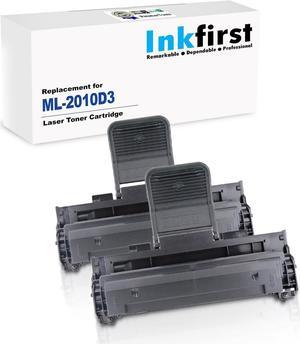 2 Inkfirst® Toner Cartridges ML2010 (ML-2010D3) Compatible Remanufactured for Samsung ML-2010 Black