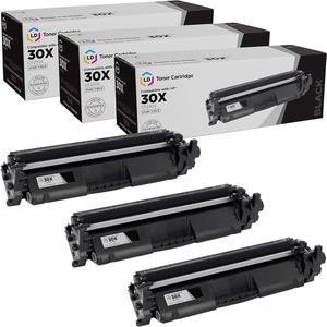 LD Compatible Toner Cartridge Replacement for HP 30X CF230X High Yield (Black, 3-Pack)