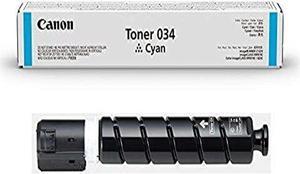 Genuine Canon Toner Cartridge 034, Cyan