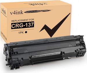 V4INK Compatible Toner Replacement for CRG137 Cartridge 137 Canon 137(Black,1-Pack) for use in Canon Imageclass MF227dw MF244dw MF232w MF236n MF247dw MF212w MF249dw MF229dw MF222dw MF217w LBP151dw