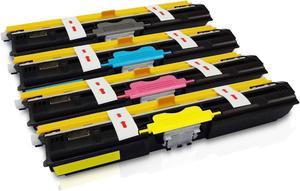 1 Set of 4 Inkfirst® High Yield Toner Cartridges C110BK, C110C, C110M, C110Y Compatible Remanufactured for Okidata C110 Black, Cyan, Magenta, Yellow C110 C130 C130N MC160 MFP