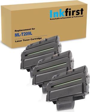 3 Inkfirst® High Yield Toner Cartridges MLT-D209L (MLTD209L) Compatible Remanufactured for Samsung ML-2855ND SCX-4824FN Black Samsung SCX-4824FN SCX-4826FN SCX-4828FN ML-2855ND