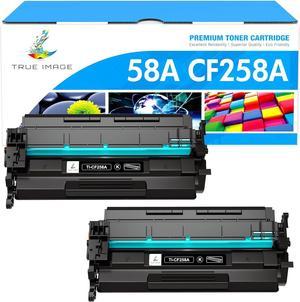 TRUE IMAGE Compatible Toner Cartridge Replacement for HP 58A CF258A 58X CF258X M428fdw HP Pro M404n M404dn M404dw MFP M428fdn M428dw M304 M404 M428 Printer Toner (Black, 2-Pack)