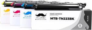 Moustache Compatible TN223 TN-223 High Yield Toner Cartridge for Brother HL-L3210CWHL-L3230CDWHL-L3270CDWHL-L3290CDW MFC-L3710CWMFC-L3750CDWMFC-L3770CDW (with chip)