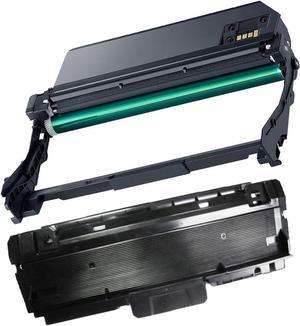 2PK-1 Toner Cartridge + 1 Drum Unit D116L R116 Inkfirst® Compatible Remanufactured for Samsung D116L R116 (1 Toner + 1 Drum) Xpress M2675 M2675F M2675FN M2676 M2825DW M2825ND M2826 M2875 M2875FD