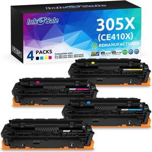 INK E-SALE Remanufactured Toner Cartridge Replacement for 304A CC530A CC531A CC532A CC533A Canon 118 for HP Color Laserjet CP2025dn CP2025n CM2320fxi, Canon ImageCLASS MF726Cdw LBP7660Cdn 4 Pack