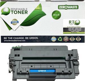 Renewable Toner 51A Q7551A MICR Toner Cartridge 6.5k Yield for Laserjet P3005 M3027 M3035