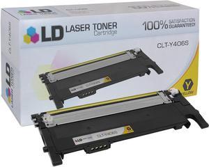 LD Compatible Toner Cartridge Replacement for Samsung CLT-Y406S (Yellow)