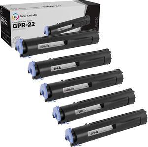 LD Compatible Toner Cartridge Replacement for Canon GPR22 0386B003AA (Black, 5-Pack)